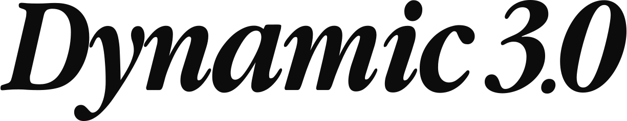 Dynamic3.0 Logo (Dark)